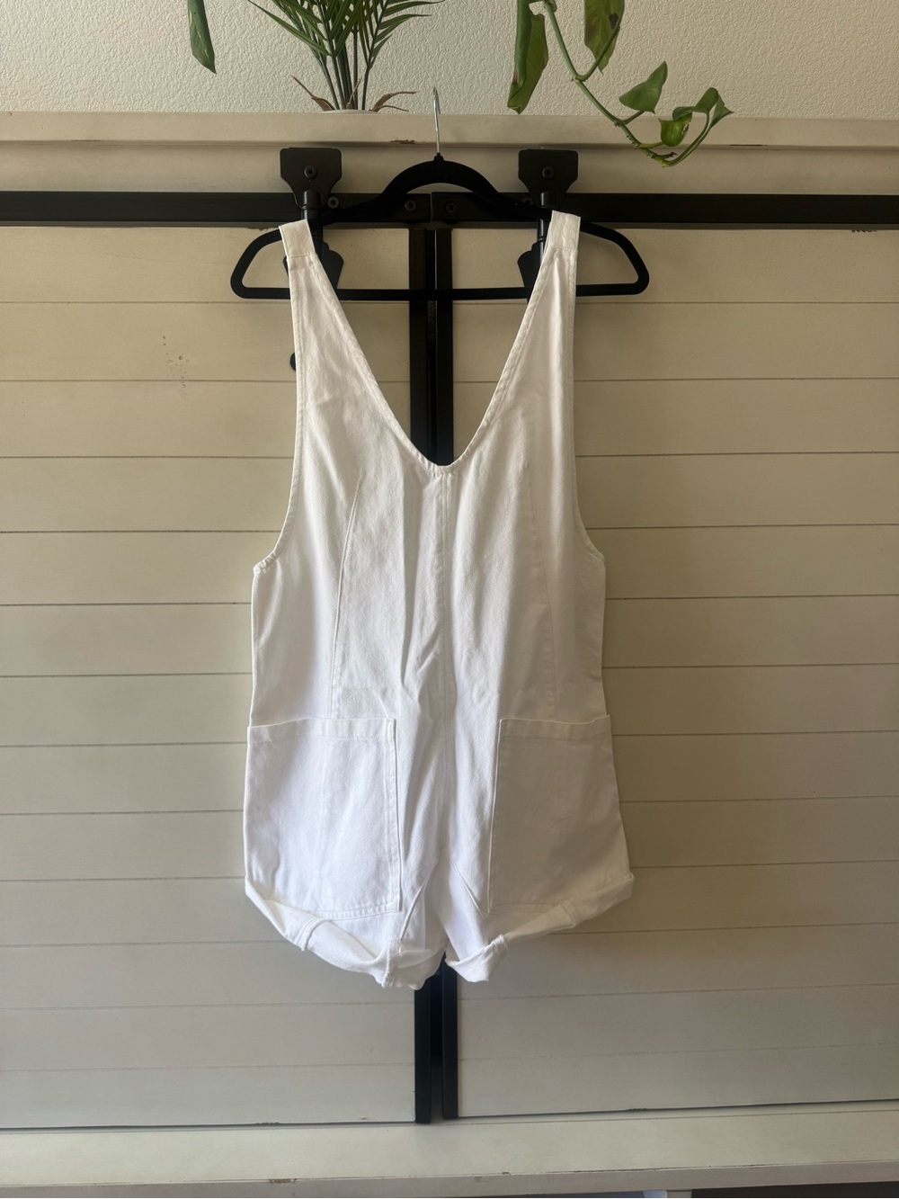 We The Free White High Roller Shortall